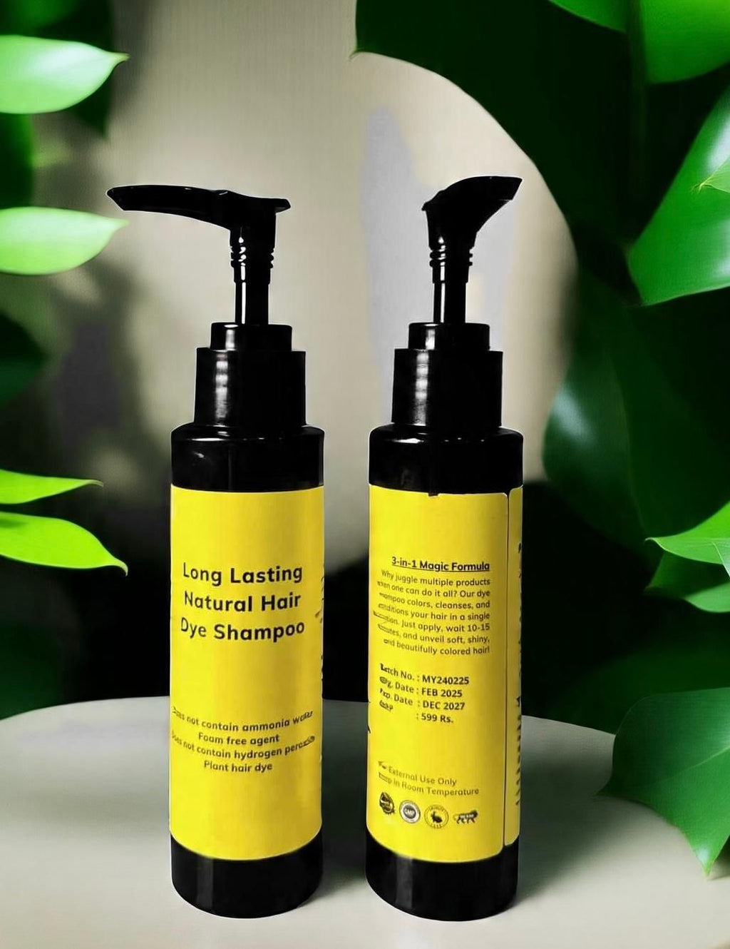 Japanese Long Lasting Natural Hair Dye Shampoo  Buy 1 Get 1 Free