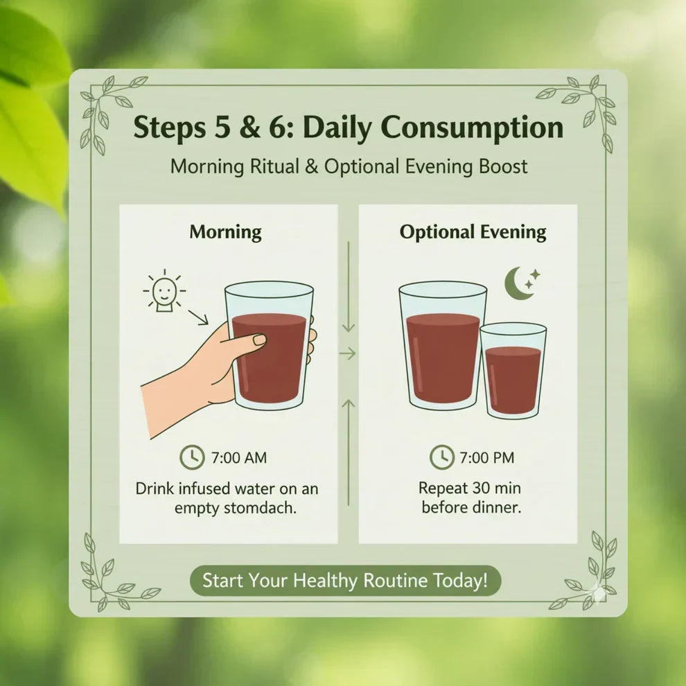 SugarCare Balance Wooden Water Glass (Natural Sugar Solution)