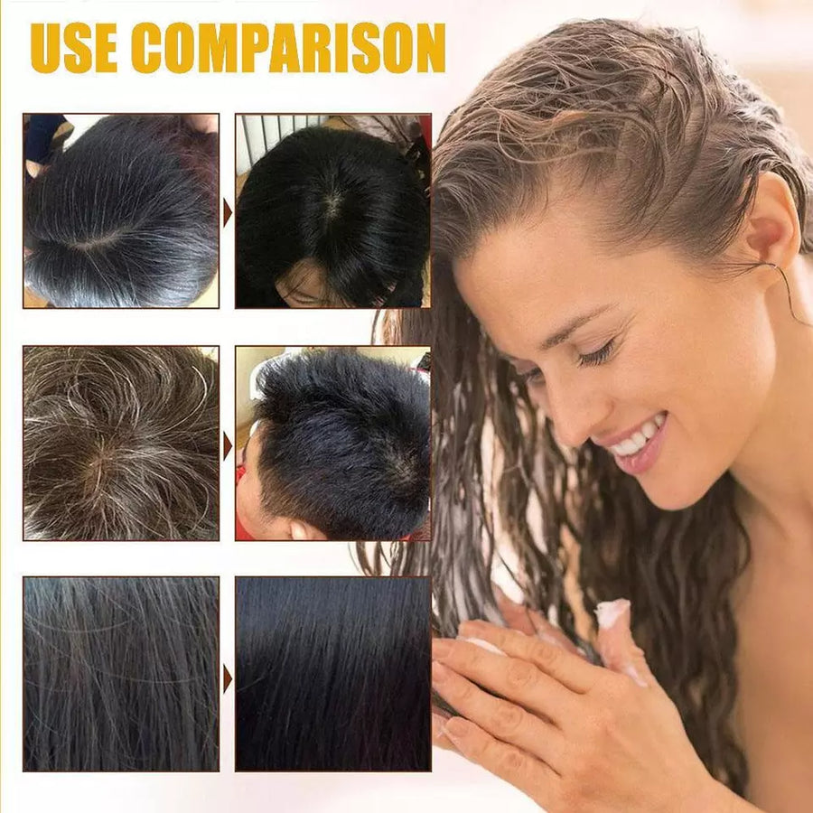 Japanese Long Lasting Natural Hair Dye Shampoo  Buy 1 Get 1 Free